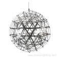 Chrome Firework LED Chandelier Spark Ball Pendant Lamp